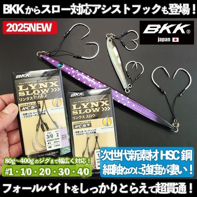 BKKアシストフックLYNX-SLOW-TWIN「リンクス スロー ツイン」